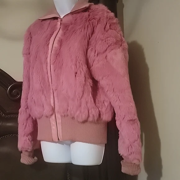 Pink Rabbit faux fur